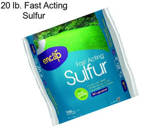 20 lb. Fast Acting Sulfur