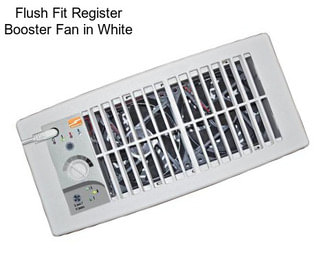 Flush Fit Register Booster Fan in White