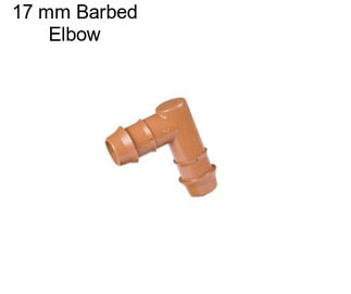 17 mm Barbed Elbow