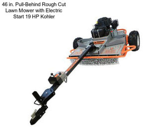 46 in. Pull-Behind Rough Cut Lawn Mower with Electric Start 19 HP Kohler