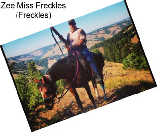 Zee Miss Freckles (Freckles)