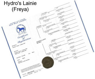 Hydro\'s Lainie (Freya)