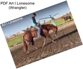 PDF Art I Lonesome (Wrangler)