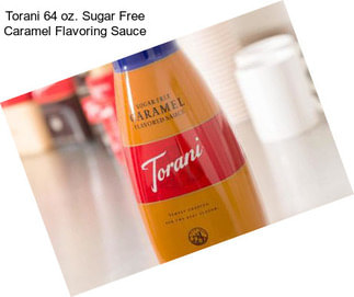 Torani 64 oz. Sugar Free Caramel Flavoring Sauce