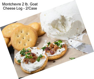 Montchevre 2 lb. Goat Cheese Log - 2/Case