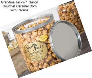 Grandma Jack\'s 1 Gallon Gourmet Caramel Corn with Pecans