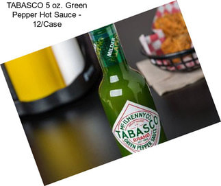 TABASCO 5 oz. Green Pepper Hot Sauce - 12/Case