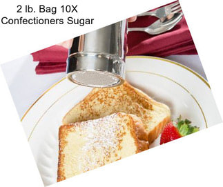 2 lb. Bag 10X Confectioners Sugar