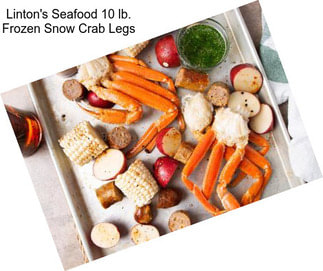 Linton\'s Seafood 10 lb. Frozen Snow Crab Legs