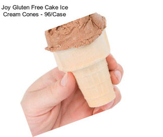 Joy Gluten Free Cake Ice Cream Cones - 96/Case