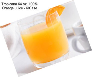 Tropicana 64 oz. 100% Orange Juice - 6/Case
