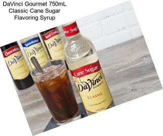 DaVinci Gourmet 750mL Classic Cane Sugar Flavoring Syrup