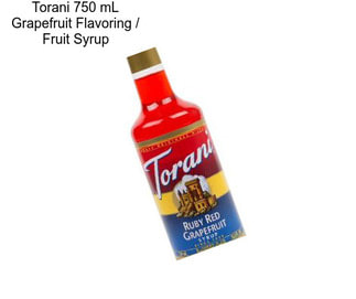 Torani 750 mL Grapefruit Flavoring / Fruit Syrup