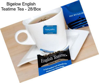 Bigelow English Teatime Tea - 28/Box
