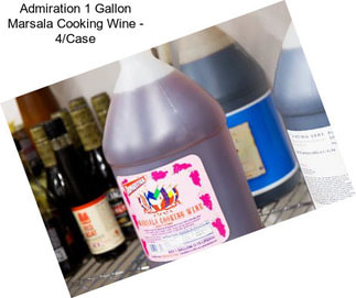 Admiration 1 Gallon Marsala Cooking Wine - 4/Case