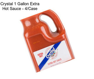 Crystal 1 Gallon Extra Hot Sauce - 4/Case