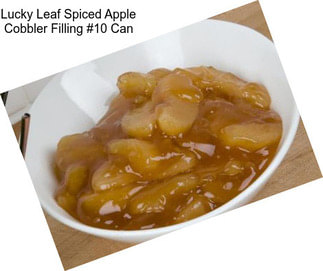 Lucky Leaf Spiced Apple Cobbler Filling #10 Can