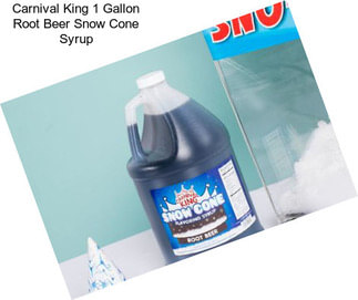 Carnival King 1 Gallon Root Beer Snow Cone Syrup