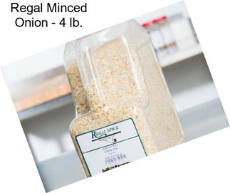 Regal Minced Onion - 4 lb.