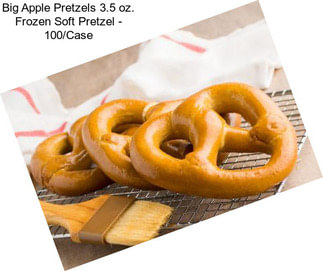 Big Apple Pretzels 3.5 oz. Frozen Soft Pretzel - 100/Case