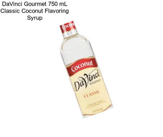 DaVinci Gourmet 750 mL Classic Coconut Flavoring Syrup