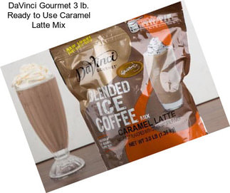 DaVinci Gourmet 3 lb. Ready to Use Caramel Latte Mix