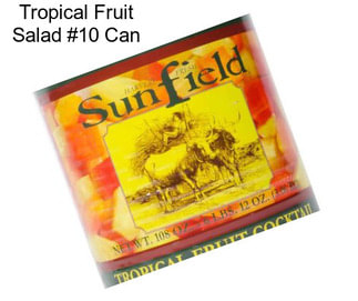 Tropical Fruit Salad #10 Can