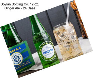 Boylan Bottling Co. 12 oz. Ginger Ale - 24/Case