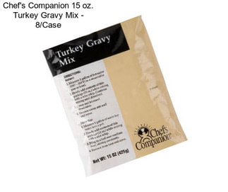 Chef\'s Companion 15 oz. Turkey Gravy Mix - 8/Case