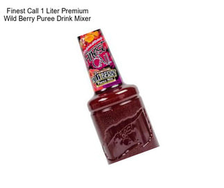 Finest Call 1 Liter Premium Wild Berry Puree Drink Mixer