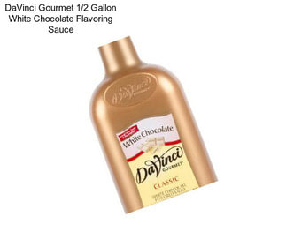 DaVinci Gourmet 1/2 Gallon White Chocolate Flavoring Sauce