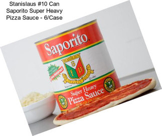 Stanislaus #10 Can Saporito Super Heavy Pizza Sauce - 6/Case