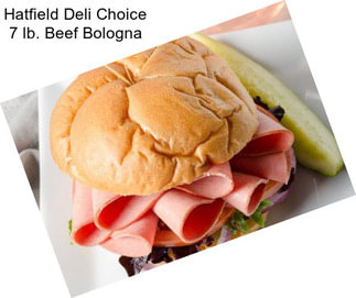 Hatfield Deli Choice 7 lb. Beef Bologna