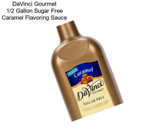 DaVinci Gourmet 1/2 Gallon Sugar Free Caramel Flavoring Sauce