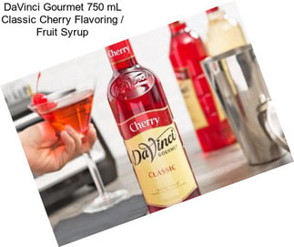 DaVinci Gourmet 750 mL Classic Cherry Flavoring / Fruit Syrup