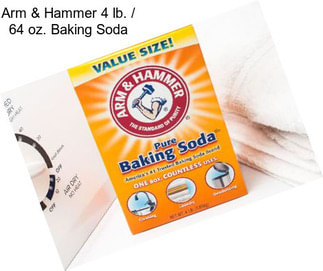 Arm & Hammer 4 lb. / 64 oz. Baking Soda