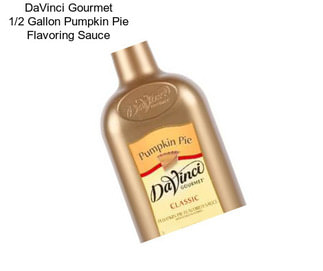 DaVinci Gourmet 1/2 Gallon Pumpkin Pie Flavoring Sauce