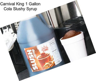 Carnival King 1 Gallon Cola Slushy Syrup