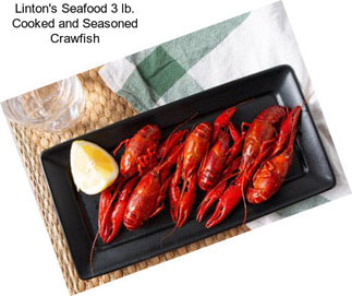 Linton\'s Seafood 3 lb. Cooked and Seasoned Crawfish