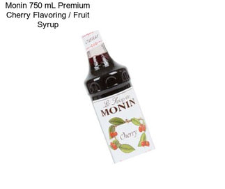 Monin 750 mL Premium Cherry Flavoring / Fruit Syrup