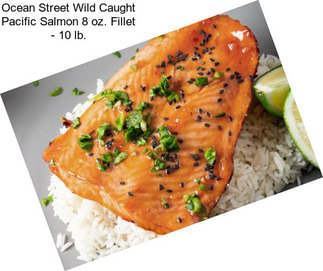 Ocean Street Wild Caught Pacific Salmon 8 oz. Fillet - 10 lb.