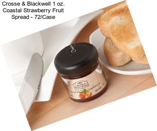 Crosse & Blackwell 1 oz. Coastal Strawberry Fruit Spread - 72/Case