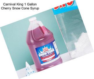 Carnival King 1 Gallon Cherry Snow Cone Syrup