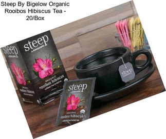 Steep By Bigelow Organic Rooibos Hibiscus Tea - 20/Box