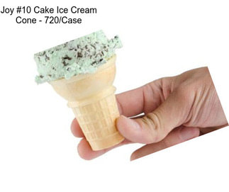 Joy #10 Cake Ice Cream Cone - 720/Case