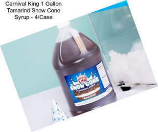 Carnival King 1 Gallon Tamarind Snow Cone Syrup - 4/Case