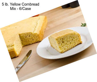 5 lb. Yellow Cornbread Mix - 6/Case