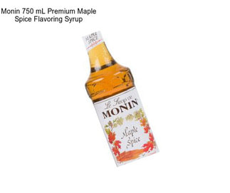 Monin 750 mL Premium Maple Spice Flavoring Syrup