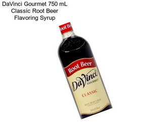 DaVinci Gourmet 750 mL Classic Root Beer Flavoring Syrup
