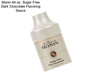 Monin 64 oz. Sugar Free Dark Chocolate Flavoring Sauce